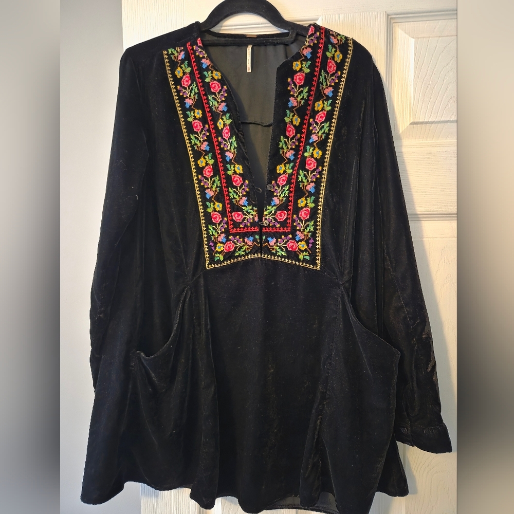 Free People Velvet Dress